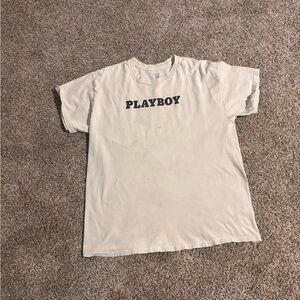 Playboy Cream Graphic Tee